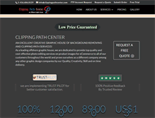 Tablet Screenshot of clippingpathcenter.com